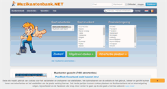 Desktop Screenshot of muzikantenbank.net